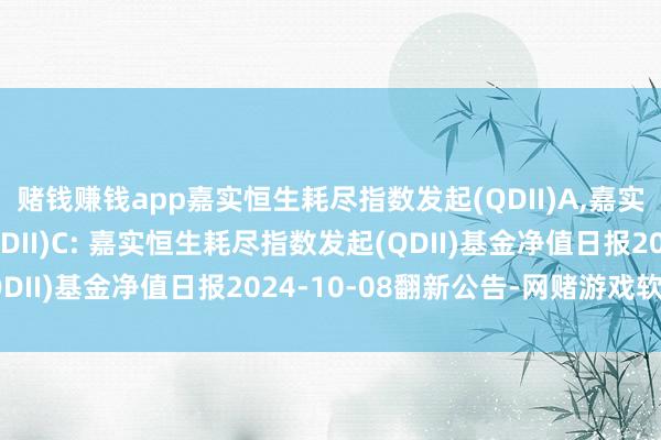 赌钱赚钱app嘉实恒生耗尽指数发起(QDII)A,嘉实恒生耗尽指数发起(QDII)C: 嘉实恒生耗尽