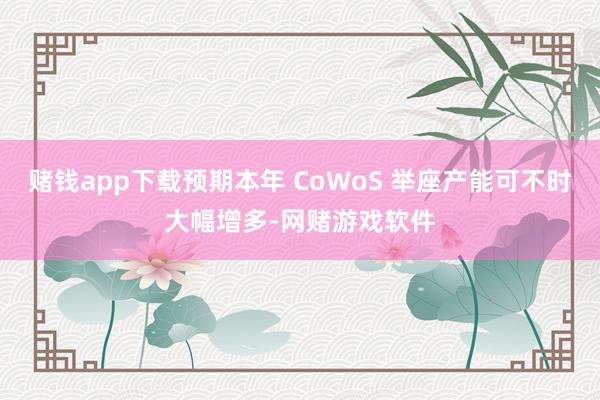 赌钱app下载预期本年 CoWoS 举座产能可不时大幅增多-网赌游戏软件