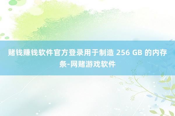 赌钱赚钱软件官方登录用于制造 256 GB 的内存条-网赌游戏软件